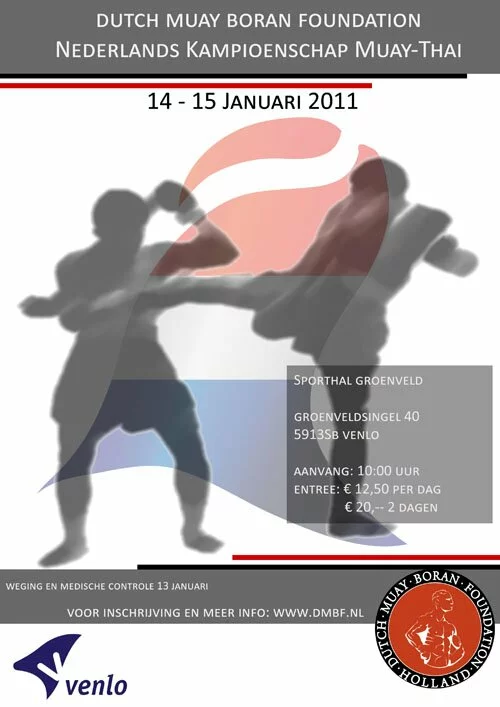 DMBF Nederlandse kampioenschappen muay thai